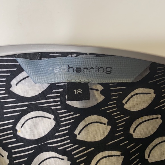 Red Herring Printed Cotton Dress - Picture 6 of 11